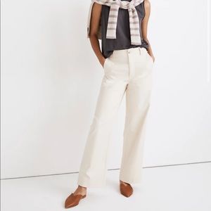Madewell Cream Trousers